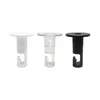 3x Affenschaukel Transparent Aufputz-Kabelhalter Deckenpins Produktbild-Vorschau 5
