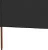 tessuto frangivento 3 pezzi 400 x 120 cm antracite Anteprima dell’immagine prodotto 4