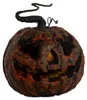 Verrotteter Halloween Kürbis mit Strunk und LED Beleuchtung Produktbild-Vorschau 1