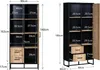 Buffet haut moderne Sweiko 80 x 40 x 180 cm – aspect bois Voir les images du produit 18