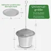 Teesieb 2er Set aus Edelstahl – Feines Sieb für losen Tee & Produktbild-Vorschau 4