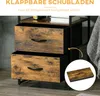 Wohnzimmerschrank mit 2 Stoffschubladen, Beistellschrank Produktbild-Vorschau 7