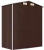 vidaXL Geräteschuppen Dunkelbraun 192x108x223 cm Verzinkter Produktbild-Vorschau 5