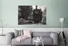 MuchoWow® Poster Schwarz-Weiß-Foto eines Dampfzuges in Produktbild-Vorschau 5