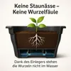 4X Balkonkasten 100cm Blumenkasten mit Wasserspeicher Produktbild-Vorschau 2