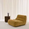 sweeek - Sessel mit Chenille-Bezug 1-Sitzer - Senfgelb Produktbild-Vorschau 3