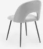Elégante chaise en tissu rembourrée pour le salon et la Voir les images du produit 2