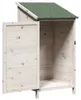 Abri de jardin vidaXL blanc 59 x 56 x 113,5 cm en bois Voir les images du produit 4