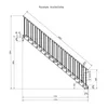 Stahltreppe 15 Stufen bis Höhe 300 cm, Laufbreite : 90 cm Produktbild-Vorschau 6