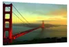 Visario Leinwandbild Golden Gate Bridge 120x80 cm – Bild Produktbild-Vorschau 1