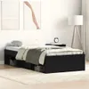 Bettgestell ohne Matratze Schwarz Eichen-Optik 100x200 cm Produktbild-Vorschau 2