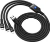 3-in-1 100w Super Fast Charging Cable 6a Geflochtene Produktbild-Vorschau 1