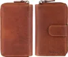 ROYALZ Vintage Leder Damen Geldbörse 18 Kartenfächer Produktbild-Vorschau 2