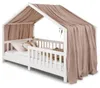 Hausbett Himmel LIAN in taupe - Betthimmel aus 100% Produktbild-Vorschau 3