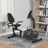 HOMCOM Vélo d'appartement vélo couché semi-allongé Voir les images du produit 2