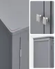 Close-up shots of a gray cabinet. Produktbild-Vorschau
