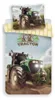 Sada povlečení Tractor 140x200 cm + 70x90 cm Green Yellow Náhled obrázku produktu 1