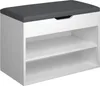 tectake® Jasmina panca per scarpe 60 x 30 x 43,5 cm Anteprima dell’immagine prodotto 1