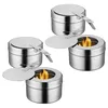 Hot Pot für Veranstaltungen,4PCS Fuel Holder mit Edelstahl Produktbild-Vorschau 1