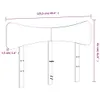 The Living Store Kopfteil Wachsbraun 120 cm Massivholz Produktbild-Vorschau 9