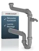 KIRCHHOFF ECO SAVE Raumspar Siphon Küchenspüle, Abfluss für Produktbild-Vorschau 8
