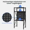 FLEXISPOT Werkbank aus Stahl, Arbeitstisch mit Lochwänden Produktbild-Vorschau 3