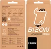 The image shows the front and back of a product package for screen protectors. Produktbild-Vorschau