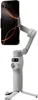 A white smartphone gimbal stabilizer with a smartphone attached. Voir les images du produit