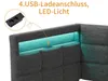 INONEFT Schlafsofa Polsterbett 90x200cm mit LED & Produktbild-Vorschau 13