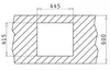 PYRAMIS Spüle E33 Edelstahl / Ausschnitt 445x415 / Produktbild-Vorschau 3