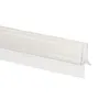 A close-up shot of a transparent shower door seal. Produktbild-Vorschau