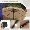 KOMFOTTEU slunečník Ø300 cm s 24 LED světly, terasový Náhled obrázku produktu 8