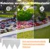 A collage showing a garden border in different weather conditions and a close-up of the product. Náhľad obrázku produktu
