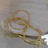 Goldkette Schlangenkette Länge 42cm - Breite 1,1mm - 585-14 Produktbild-Vorschau 5