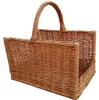 Kaminholzkorb aus Weide Braun 50x35x53 cm Produktbild-Vorschau 1