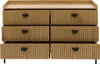 Kommode HWC-O39, Highboard Schrank, 6 Schubladen Melamin Produktbild-Vorschau 6