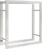 vidaXL Stojak na drewno opałowe 80x28x86 cm stal nierdzewna Podgląd zdjęcia produktu 1