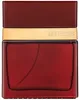 A close-up studio shot of a red Guess Seductive Red Eau de Toilette bottle with a gold band. Voir les images du produit