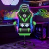 Herná stolička Hoffree, ergonomická, s masážnou funkciou (2 Náhľad obrázku produktu 3