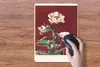 MuchoWow® Mauspad Mousepad Blumen - Pflanzen - Farben - Rot Produktbild-Vorschau 3