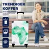 MuchoWow® Koffer Handgepäck Trolley Rollkoffer Kleine Produktbild-Vorschau 2