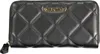 A black quilted wallet with a gold logo. Produktbild-Vorschau