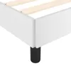 Bettgestell ohne Matratze Weiß 120x190 cm Kunstleder Produktbild-Vorschau 7