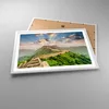 Gerahmtes Poster - Weißer Rahmen - Wand Berg asiatisch Produktbild-Vorschau 3