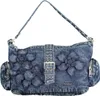 Blaue Damenhandtasche: Stilvolle Schultertasche mit Produktbild-Vorschau 1