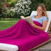 KiGATEX koc frotte 150x200 cm - 100% bawełna, letni koc i Podgląd zdjęcia produktu 5