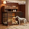Hundekäfig Möbel, 120 cm Aufbewahrungskäfig Hundebox, Produktbild-Vorschau 4