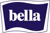 The image shows the logo for "Bella" in white text on a dark blue background, within a white border. Anteprima dell’immagine prodotto