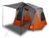 vidaXL Campingzelt 5 Personen Grau und Orange Wasserdicht Produktbild-Vorschau 1