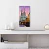 DEQORI Glasuhr 30x60 cm Zahlen 'Kölner Wahrzeichen abends' Produktbild-Vorschau 3
